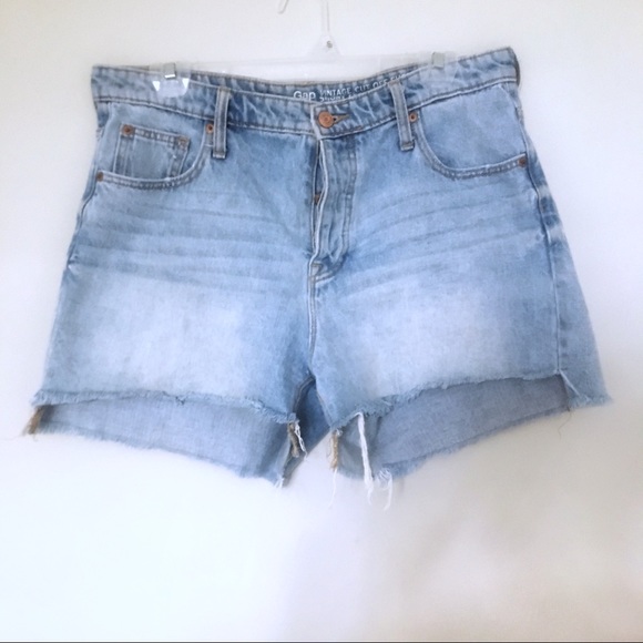 GAP Pants - GAP 1969 EST High Rise Cut Off Denim Shorts